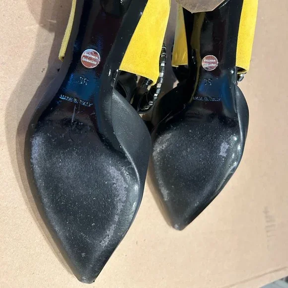 Proenza Schouler | Grommet Block Heel Leather Mules - Picture 5 of 7